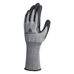 Delta Plus VENICUTD03 Grey Cut Protection Palm-Coated Touchscreen Gloves